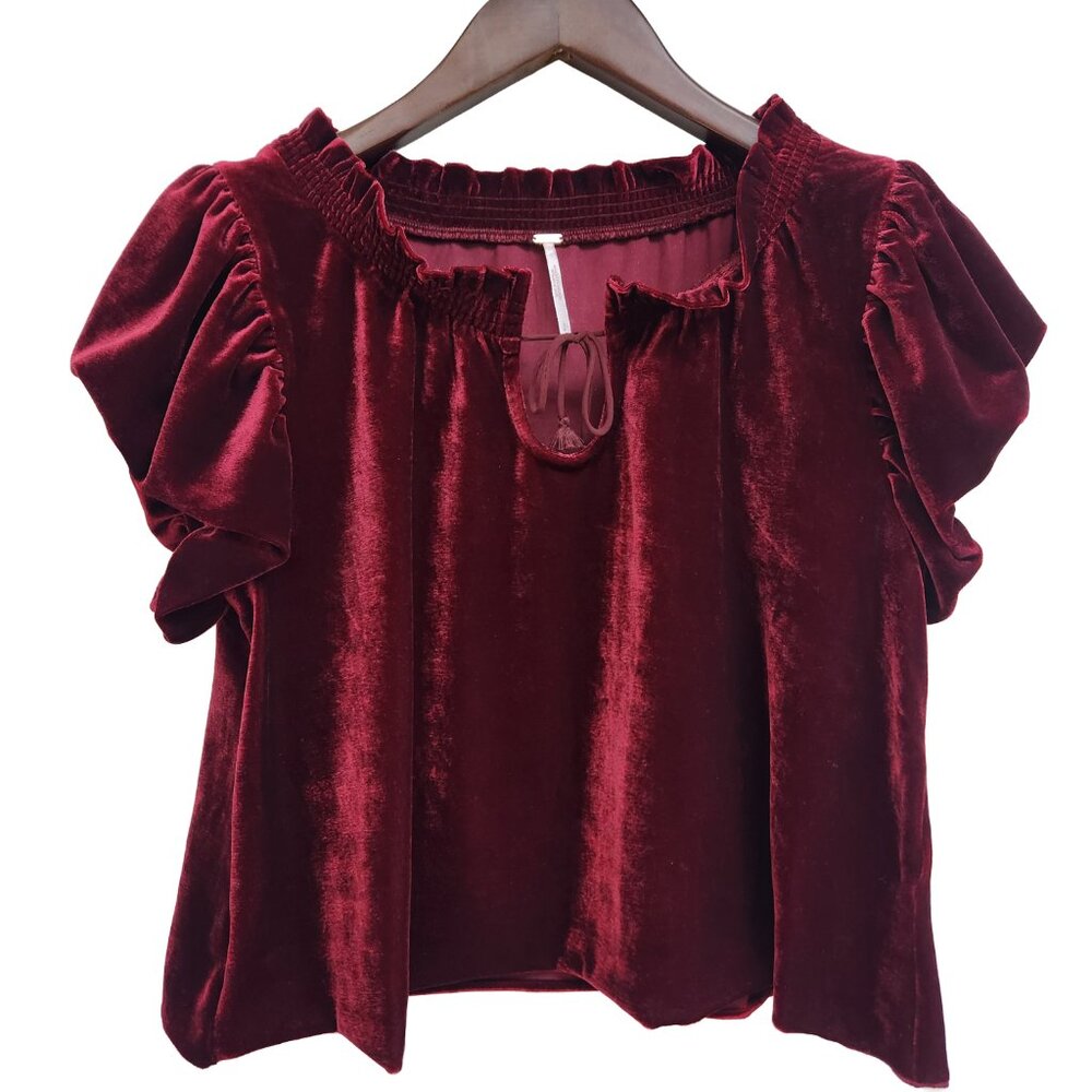 Free People Velvet Top